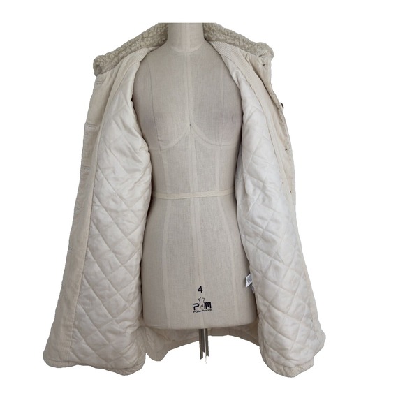 Lucky Brand Womens Corduroy Sherpa coat Size Small - Picture 4 of 16